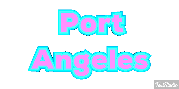 Port Angeles Effetto testo