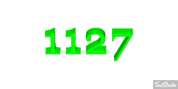 1127 Metin efekti