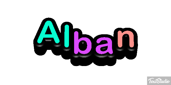 Alban Effetto testo