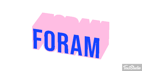 Foram Effetto testo