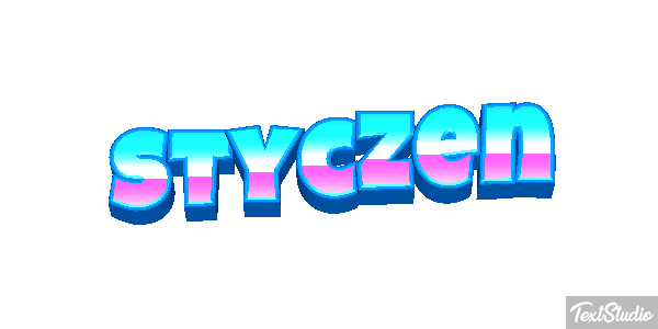 Styczeń Efekt tekstowy