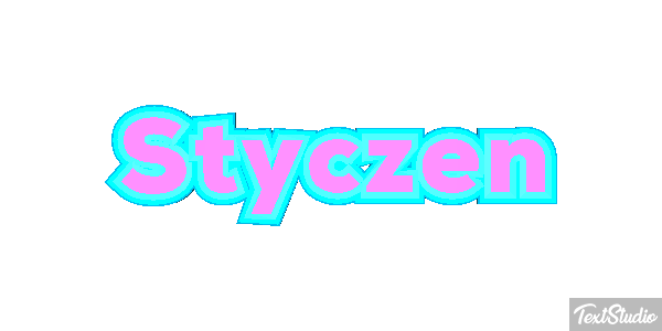Styczeń Efekt tekstowy