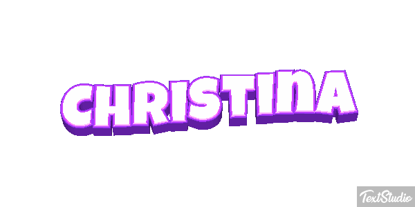 Christina Text effect