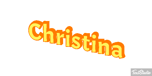 Christina Text effect