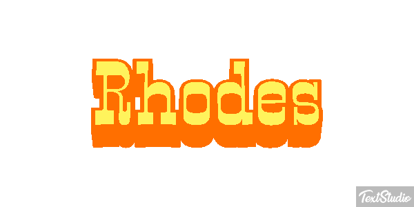 Rhodes Efekt tekstowy