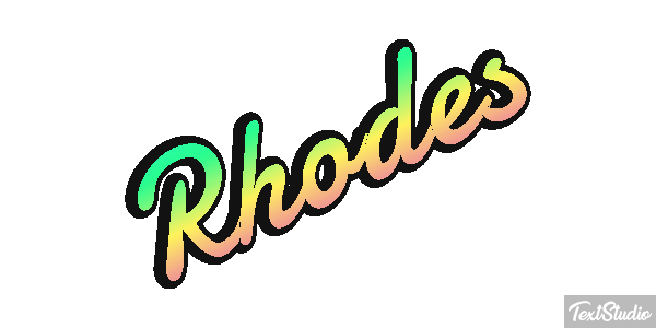 Rhodes Efekt tekstowy
