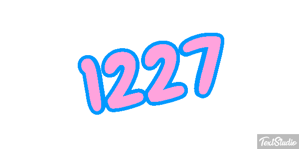 1227 Text effect