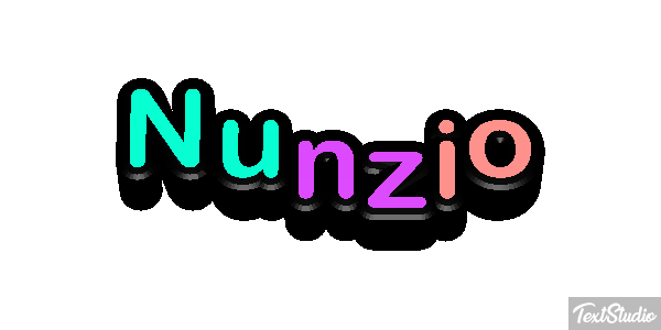 Nunzio Efecto de texto