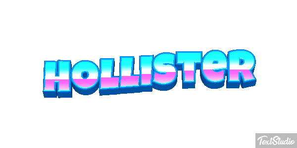 Hollister Efecto de texto