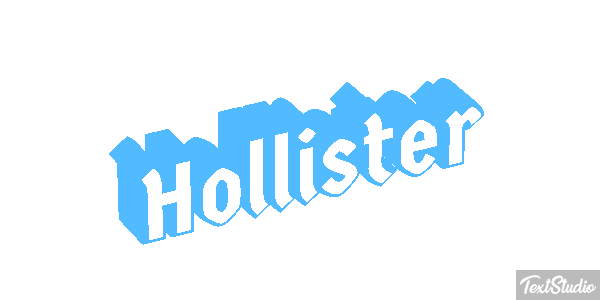 Hollister Efecto de texto