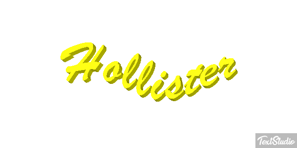 Hollister Efecto de texto
