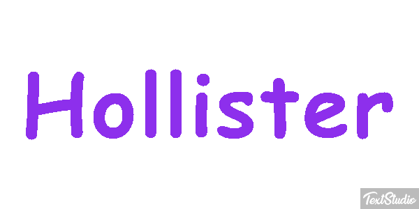 Hollister Efecto de texto