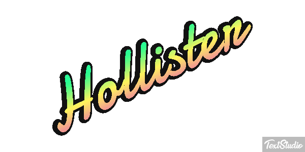 Hollister Efecto de texto