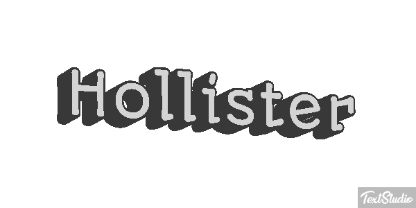 Hollister Efecto de texto