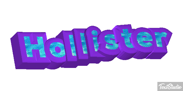 Hollister Efecto de texto