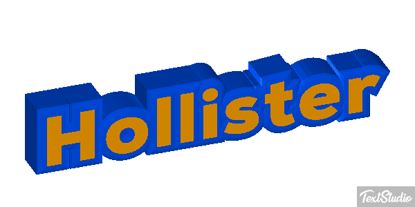 Hollister Efecto de texto