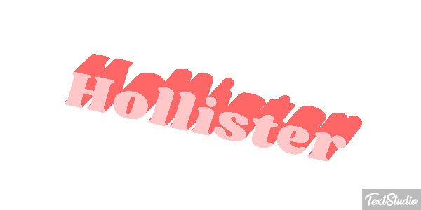 Hollister Efecto de texto