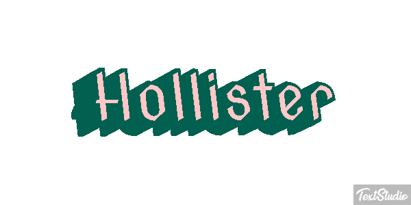 Hollister Efecto de texto