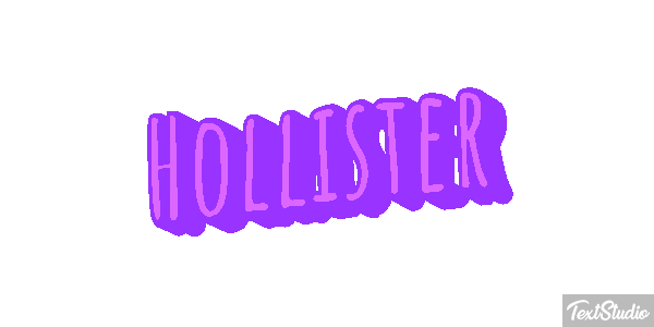 Hollister Efecto de texto