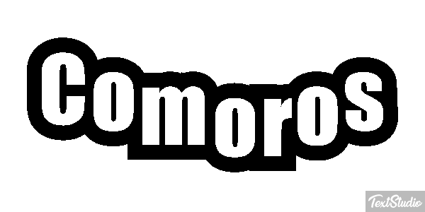 Comoros Effetto testo