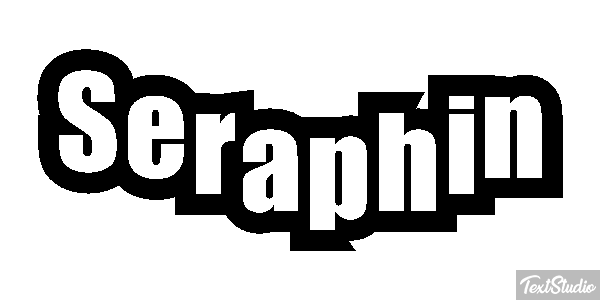 Séraphin Text effect