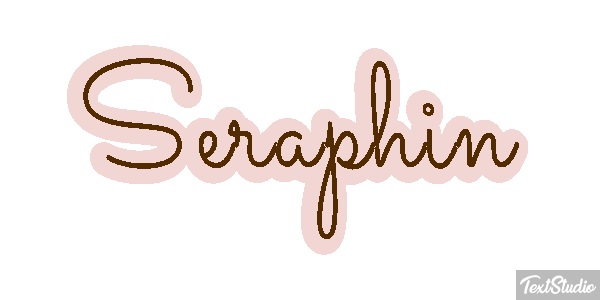 Séraphin Text effect