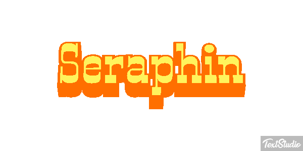 Séraphin Text effect