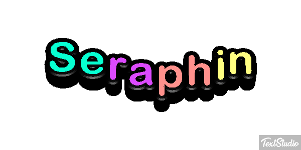 Séraphin Text effect