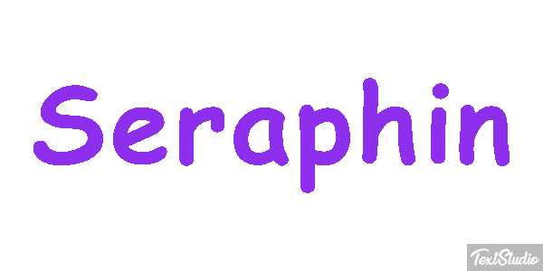 Séraphin Text effect