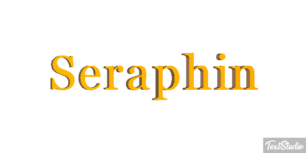Séraphin Text effect