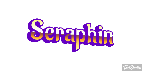 Séraphin Text effect