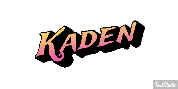 Kaden Tekst effect