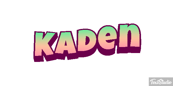 Kaden Tekst effect