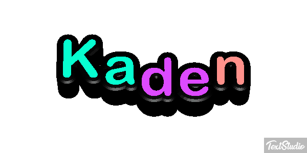Kaden Tekst effect