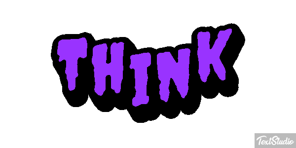 Think Effet de texte