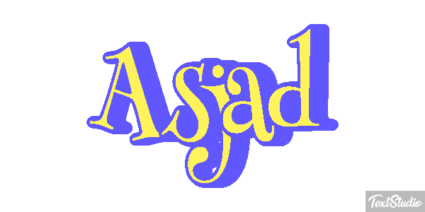 Asjad Text effect