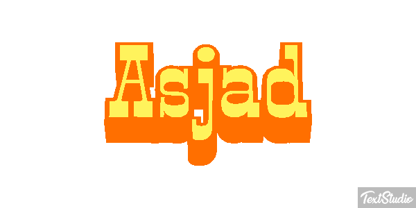 Asjad Text effect