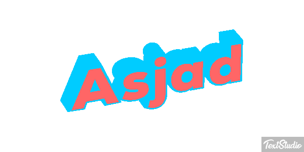 Asjad Text effect