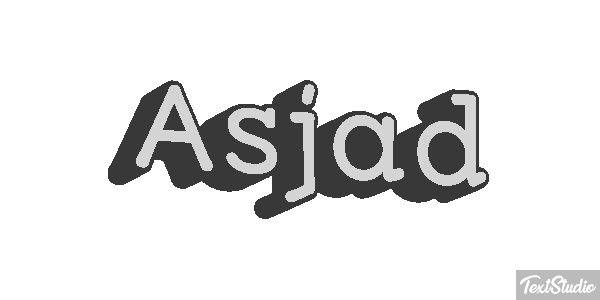 Asjad Text effect