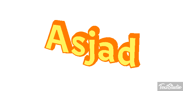 Asjad Text effect