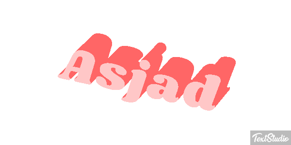 Asjad Text effect
