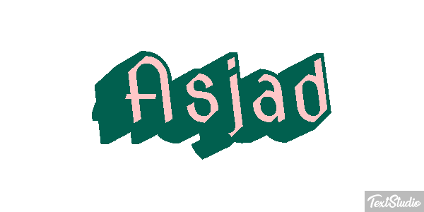 Asjad Text effect