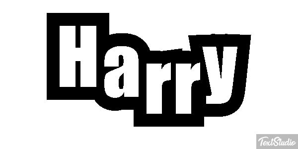 Harry テキスト効果