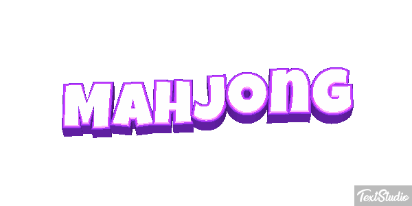Mahjong Texteffekt