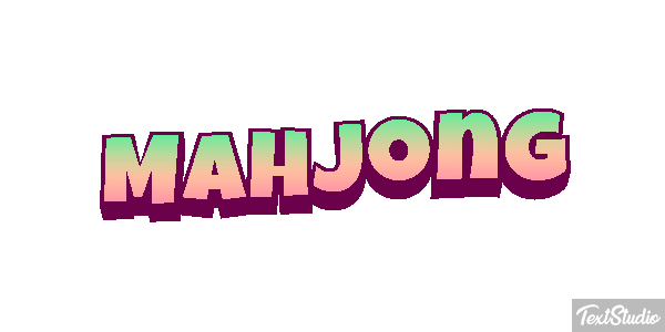 Mahjong Texteffekt