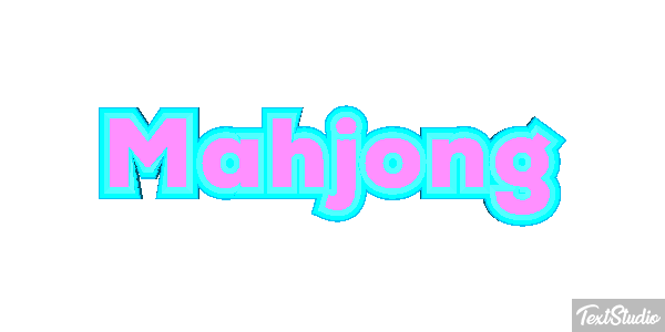 Mahjong Texteffekt