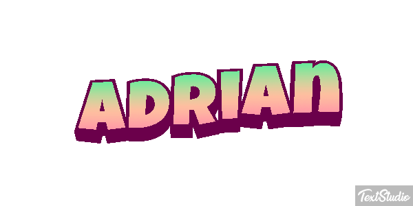 Adrian Text effect