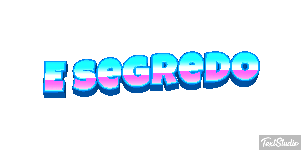 É segredo Tekst effect