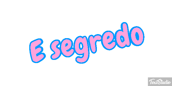É segredo Tekst effect