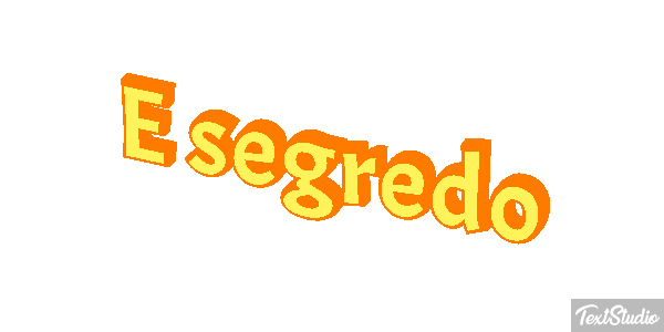 É segredo Tekst effect